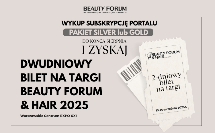  Dołącz do subskrybentów BEAUTY FORUM i zgarnij dwudniowy bilet na targi!