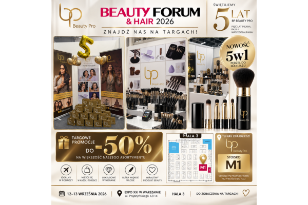  BP BEAUTY PRO – 5 lat piękna, nowości i wyjątkowe targowe promocje! 🤎